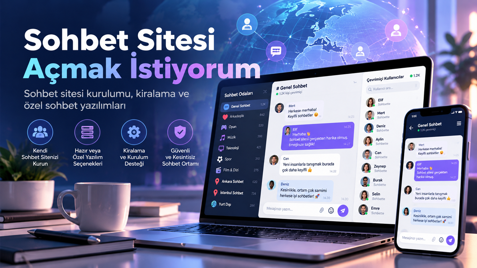 Sohbet Sitesi Açmak İstiyorum